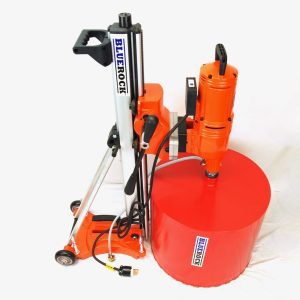 BLUEROCK 20Z1T/S 220v XXL Concrete Core Drill with Tilting Stand & Rolling Base