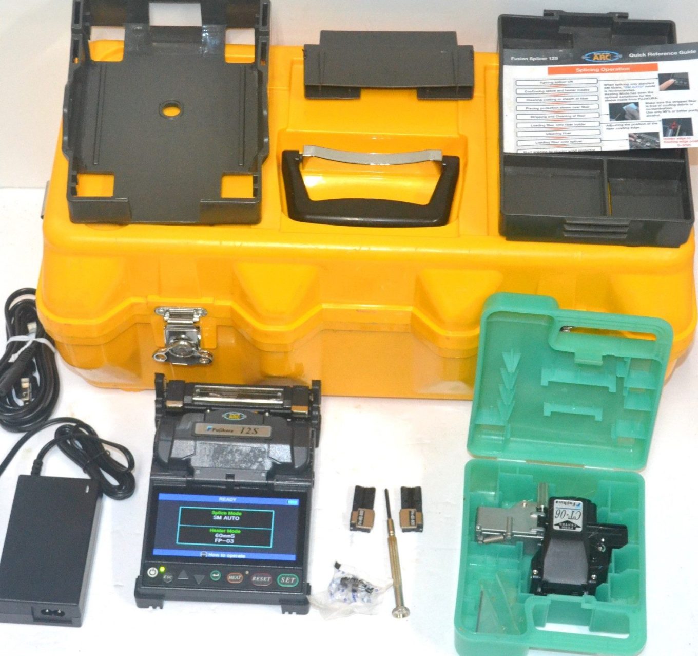Fujikura 12S Fiber Fusion Splicer Kit CT-06