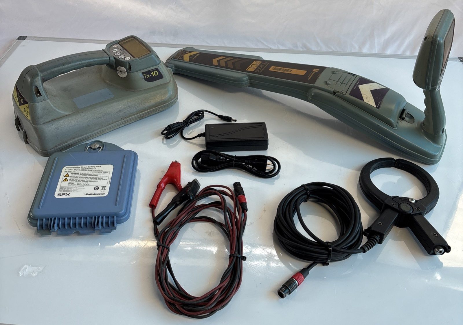 Radiodetection RD800 PDL SPX Tx-10 Subsite Cable Pipe Utility Locator