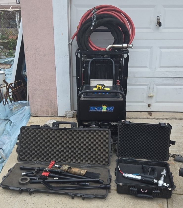 2017 Nu-Ice dry ice blasting machine