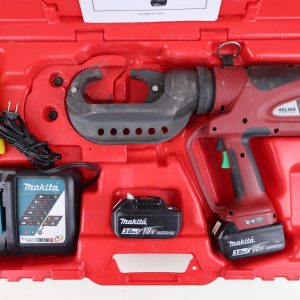 Burndy PAT46LI Hydraulic battery 15 Ton P die crimper crimping tool