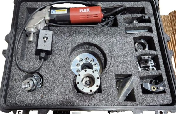 E.H. Wachs Company Dynaprep SDFS 1 Pipe Cutter Beveler Split Frame Tool Kit