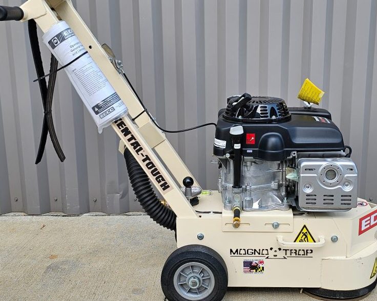 EDCO Magna-Trap 10 Turbo Gas Powered Concrete Grinder Polishing Machine Honda 13hp
