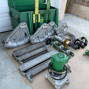 Greenlee 881 Hydraulic Pipe Bender 2-1/2”-4” Greenlee Pump 960/ Bending Table