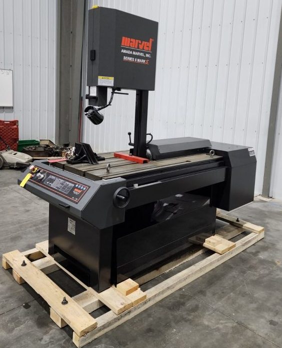 Marvel Model 8 Mark II Vertical Tilt Frame Saw, 18″ x 22″ Capacity 480V