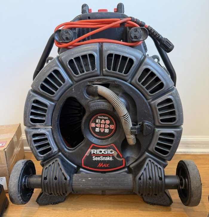 Ridgid SeeSnake Max Reel Self Leveling Color Sewer Camera W CS6X Versa Monitor