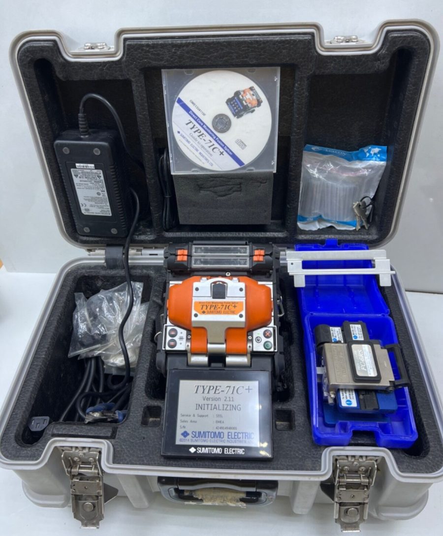 Sumitomo Type-71C+ DCM Fusion Splicer Micro Core Fiber Fusion FC-6RS Cleaver